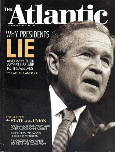 THE ATLANTIC Magazine January/February 2007 George W. Bush John Roberts - Foto 1 di 3