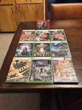 XBOX 360 TEN Game Lot Gears of War , Marvel vs Capcom , Star Wars and more