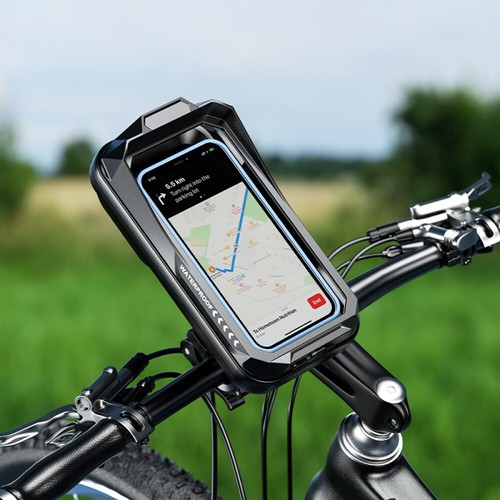 Support Téléphone Étanche Support Smartphone pour Vélo Moto jusqu'à 6,8 Pouces - Photo 15/15