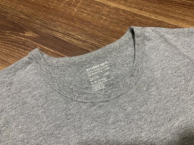 Stussy MFG Gray Pocket T-Shirt Size S | eBay