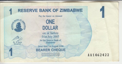 Zimbabwe 2006 dollar, emergency bearers check, P-37 (ZW3) - Picture 6 of 6