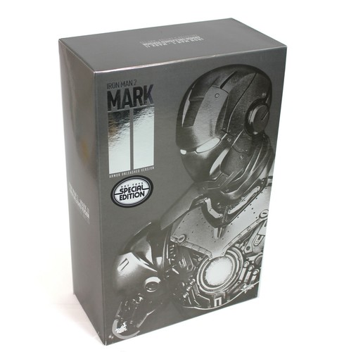 HOT TOYS MMS 150 IRON MAN 2 Mark II Armor Unleashed Version Special Edition  - Imagen 1 de 12