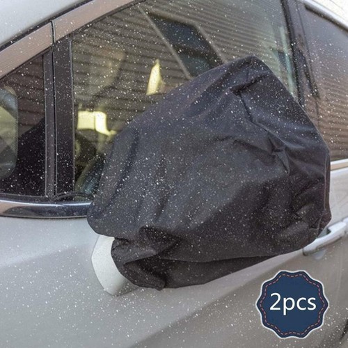 Car Side Mirror Protective Snow Cover with Strap SUVs Trucks Waterproof Cloth - Picture 4 of 10