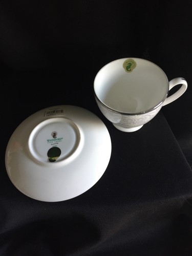 Waterford Alana Cup & Saucer w/Original Waterford Seahorse Sticker - Picture 2 of 4