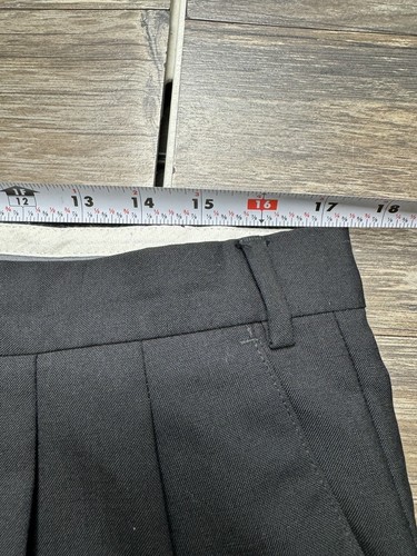 Christian Dior Full Black Wool Suit Blue Stripe Sz 40 EU 50 Pants 34x29 - Picture 14 of 17