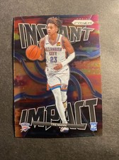 2021-22 Panini Prizm Rookie Card RC #15 Tre Mann Instant Impact Oklahoma City