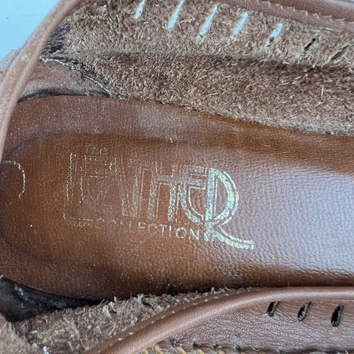 Leather Collection Brown Woven Slip On Loafers Flats Shoes Womens 7 1/2 Brazil - Bild 8 von 12