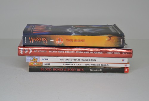 Lot of 5 Young Adult Books Wayside School Warriors DC Comics Secret Hero Society - Picture 4 of 7