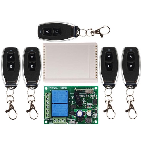 Universal 2Tasten Funk Alarmanlage Handsender Garagentor Fernbedienung 433MHz - Bild 8 von 10