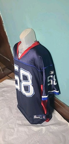 Reebok Onfield Buffalo Bills Aaron Maybin #58 Jersey Men's Size Large L Nylon - Picture 5 of 10