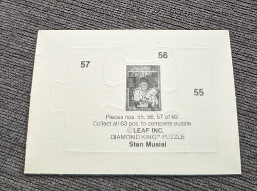 1988 Donruss Leaf Diamond Kings Puzzle Stan Musial Complete Your Set! #1-63 - Picture 56 of 60