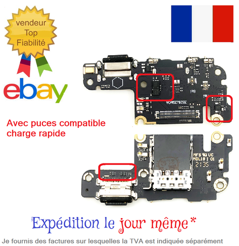Pour Xiaomi Mi 10T / MI 10T PRO Carte platine connecteur de charge microphone