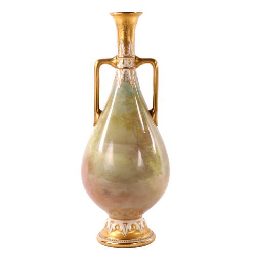 Royal Doulton Leslie Johnson Vase Melody Ladies Harp Musician h25 cm Circa 1910 - Picture 4 of 16