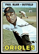 1967 Topps #319 Paul Blair Baltimore Orioles EX-EXMINT 