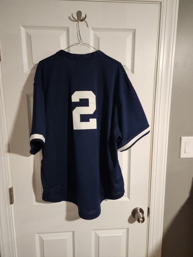 100% Authentc Derek Jeter 1995 NY Yankees Mitchell & Ness BP Jersey Sz 52 XXL  - Picture 5 of 5