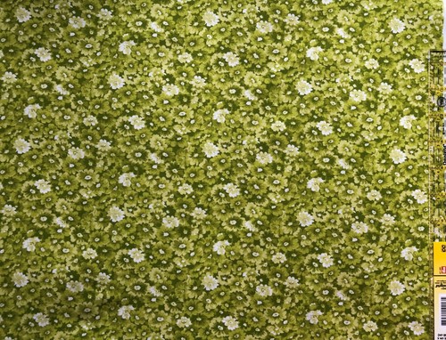 Fabric Traditions~Light Green Floral Blender~100% Cotton Quilt Fabric~NEW - Picture 1 of 4