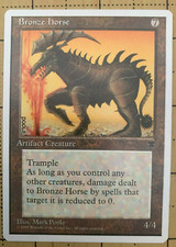BRONZE HORSE - MAGIC THE GATHERING - CHRONICLES - RARE