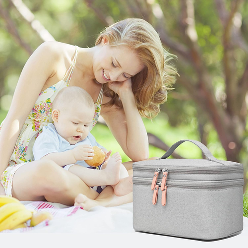 Breast Pump Bag for Hands-Free Wearable Breast Pumps、Bottles,Pump Parts, and Sto - Picture 7 of 12