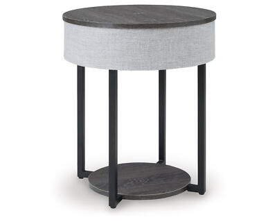 Sethlen Accent Table - Gray/Black Sethlen Accent Table - Gray/Black
