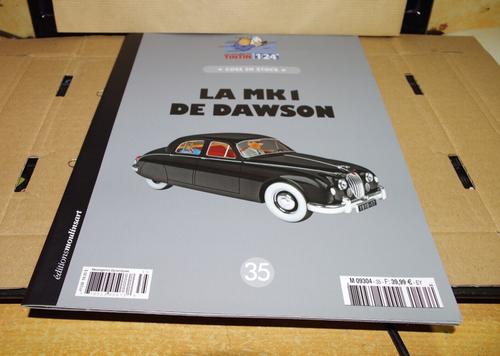 VOITURE TINTIN 1/24 LA MK I DE DAWSON n° 35 COKE EN STOCK COMME NEUF + LIVRET - Picture 5 of 5