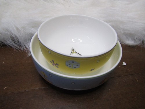 hankook chinaware child/baby bowls set (2) zoo 0997 pattern korea Penguin train - Picture 6 of 10