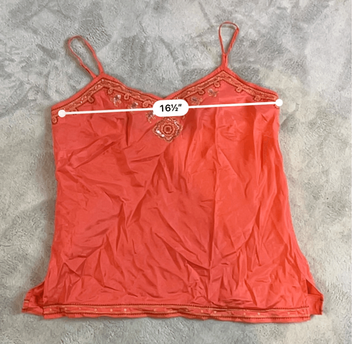 100% Silk Cabernet Pajama set MEDIUM Tank & Capris - Picture 9 of 10