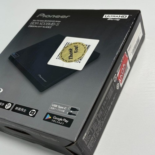 Pioneer BDR-XD08MB-S Ultra HD Blu-ray Matte Black USB3.2 from Japan Rare - Picture 4 of 7