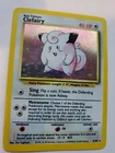 Clefairy Base Set Holo Pokemon Card WOTC NM