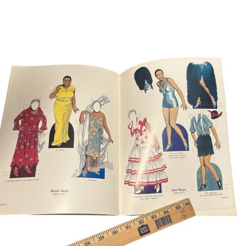 Great Black Entertainers Paper Dolls in Full Color by Tom Tierney 1984 Mint Con. - Picture 8 of 11