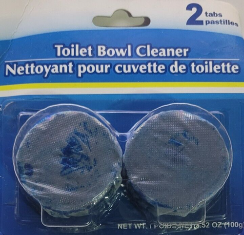 2 Tabs Automatic Toilet Bowl Cleaner Bleach Deodorize Freshens Lasting Easy Use - Picture 5 of 8