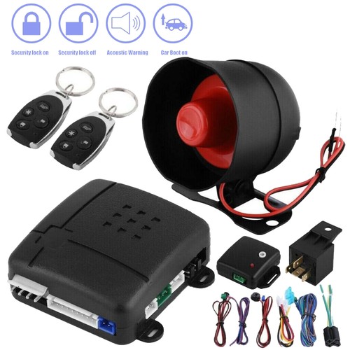 12V Car Auto Alarm Security System Keyless Entry+2 Remote Anti-Theft Kit AU - Picture 2 of 12