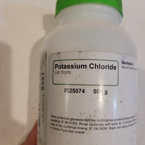 Potassium Chloride, 500g, Flame Colors (violet)