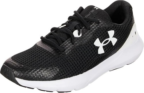 *NIB* Under Armour Surge 3 Men's Running Training Shoes (Black/White, 8.5) - Picture 6 of 6