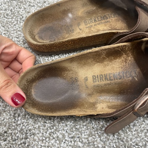 Birkenstock Yao Sandals Women 39 US 8 Brown Double Buckle Casual Classic Outdoor - Picture 7 of 9
