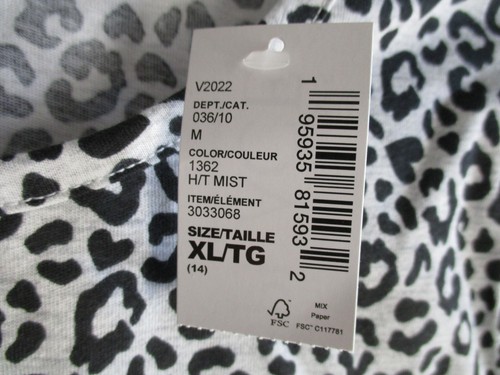 Girls Leopard Print Shirt Size XL(14) By Childrens Place - Picture 2 of 5