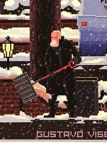 Home Alone Macaulay Culkin 8Bit Nes Art Print Poster Mondo Movie Gustavo Viselnr