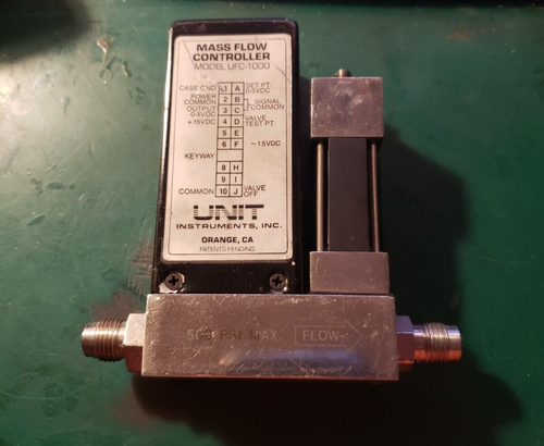 Unit UFC-1000, Mass Flow Controller, Gas- BC13, Range- 10 SCCM, 1/4" ..(C11B2) - Bild 7 von 12