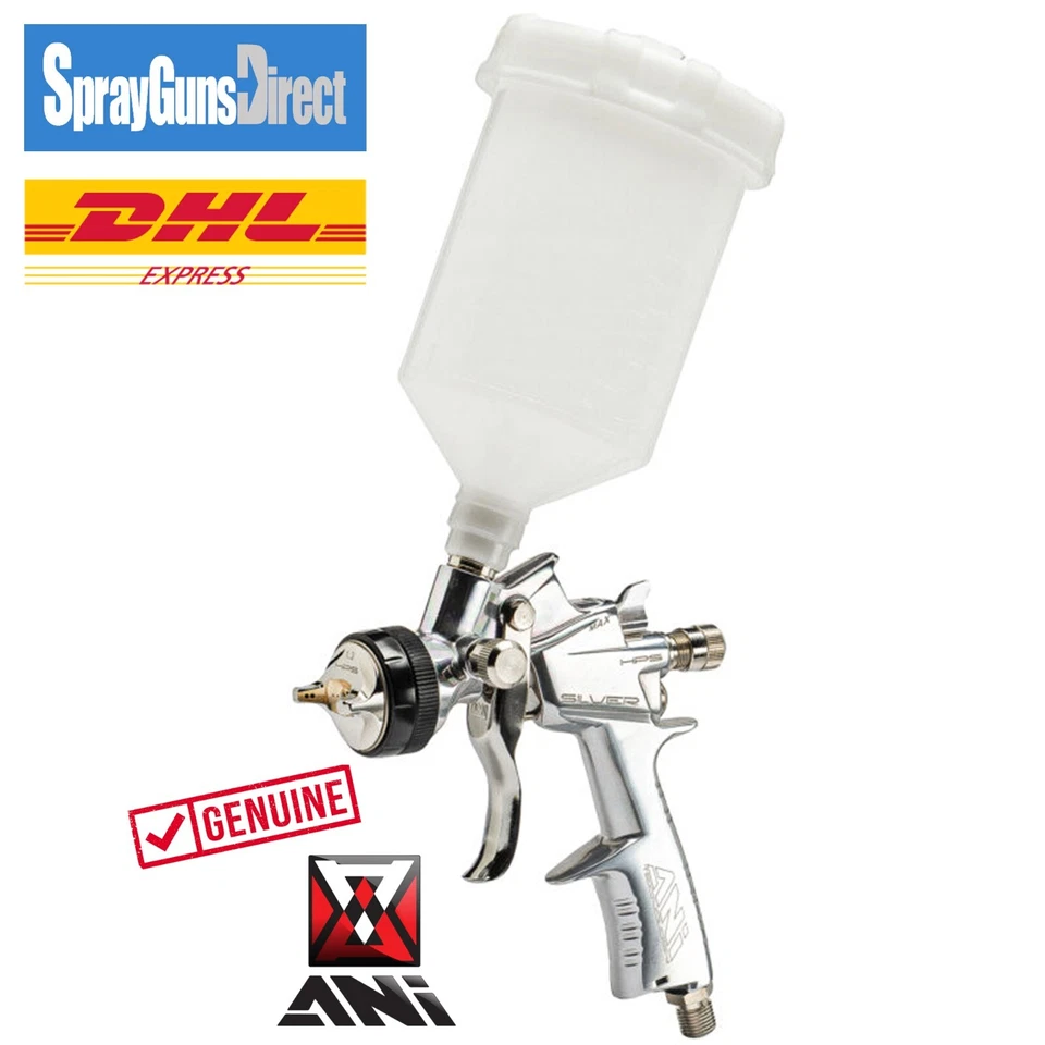 A.N.I. (ANI) F160 Silver HPS 1.3 Pistola a spruzzo (AH1504003A)