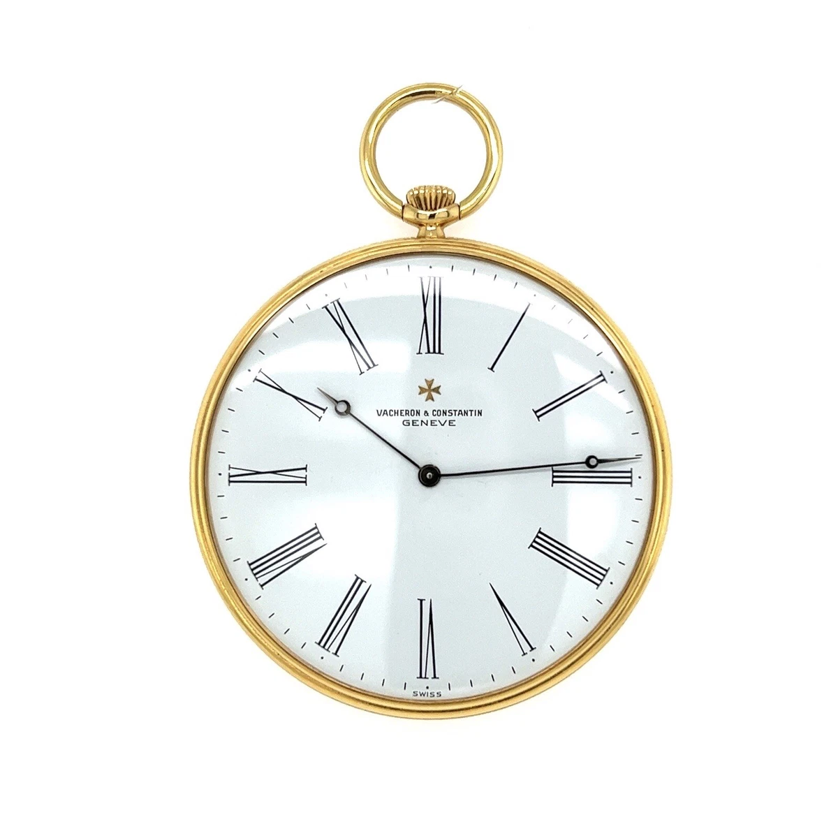 18K YG Vacheron Constantin 59001 39mm Pocket Watch Papers Case