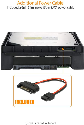 ICY Dockx Ultra Slim ODD Bay Mounting Kit Bracket Adapter, 5.25" to 3.5"HDD - Picture 6 of 7