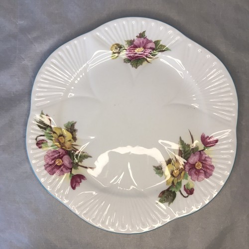 Vintage Shelley Dainty Fine China Begonia Desert Plates(?) England Set of 2 - Picture 3 of 10