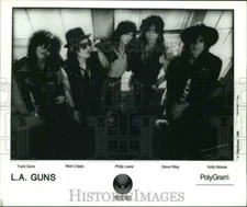 1989 Press Photo L.A. Guns, Music Group - pip26276