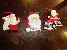 NEW Family Personalized Christmas Ornament POLAR X SANTA ON WHEELER LIST -UPICK
