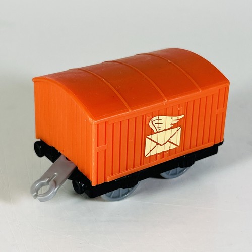 Thomas The Train Trackmaster Cargo Box Cars Mail Brendam Pull Behind Lot of 2 - Picture 10 of 16