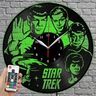 LED Clock Star Trek Vinyl Record Wall Clock Led Light Wall Clock 4116
