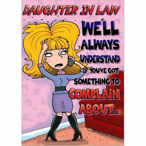 Doodlecards Funny Daughter in Law Birthday Card Medium Size | eBay Doodlecards Funny Daughter in Law Birthday Card Medium Size | eBay