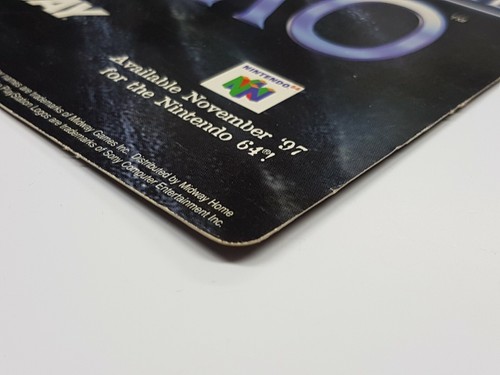 Mortal Kombat Mythologies Sub-Zero 1997 PS1 N64 Cardboard Store Promo Display - Bild 6 von 12