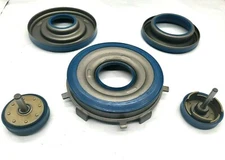 . 4l60e molded bonded pistons Hi Perf BLUE + molded accumulator pistons w/ Pins