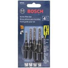 Bosch SP515 5-Piece HEX Shank Countersink Screw Pilot Set