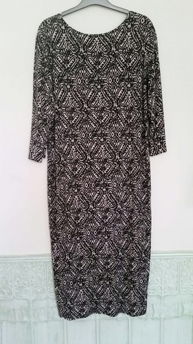 River Island Brown Print Midi Dress Nwt - Picture 2 of 5